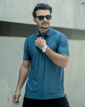 Men Polo Collar T-shirt